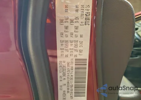 2018 Dodge Durango Gt z USA, uszkodzony, nr VIN 1C4RDJDG6JC403845